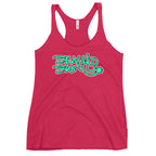 Official Beach Bum Women's Racerback Tank- Compact Logo
