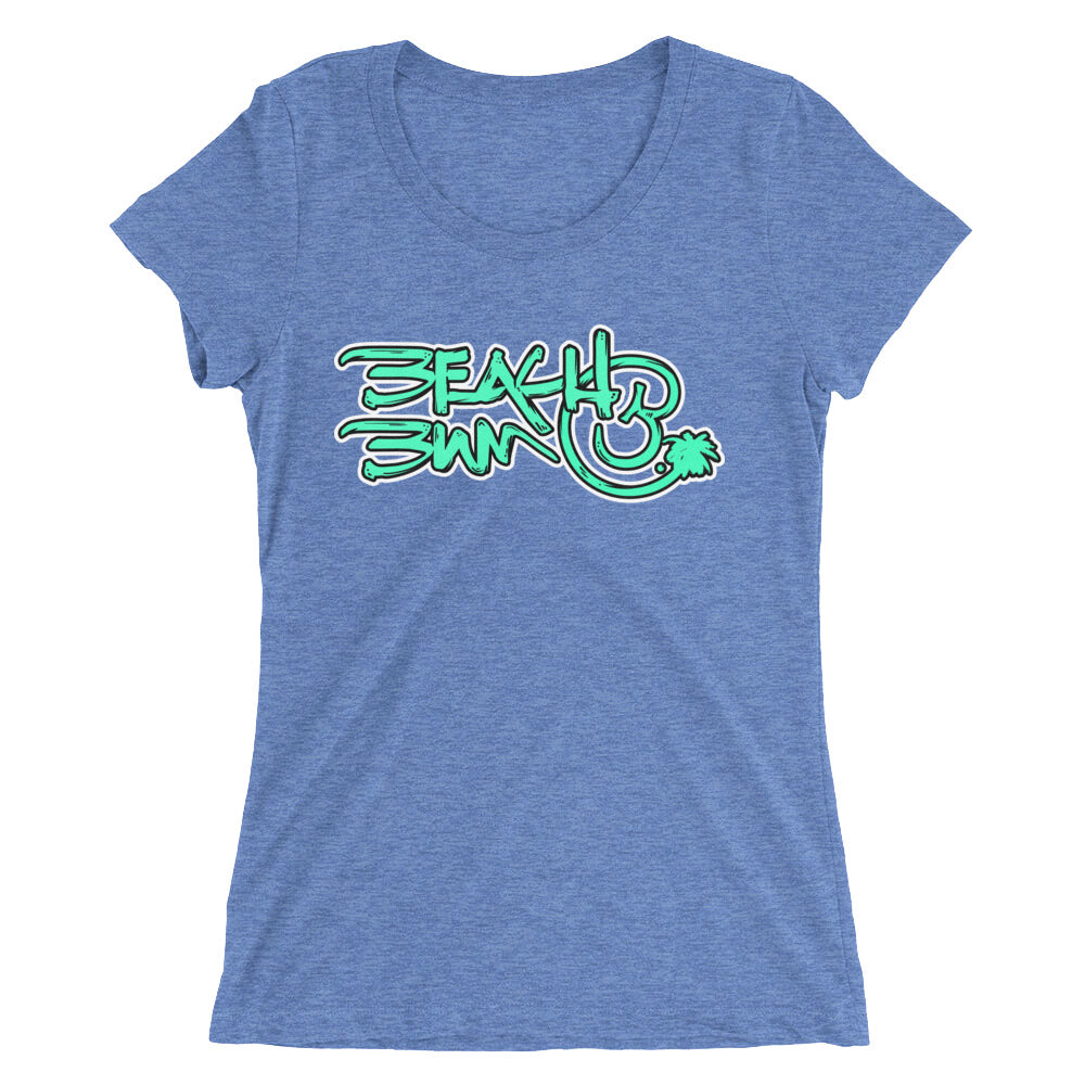 Official Beach Bum Ladies' short sleeve t-shirt- Compact Logo Tee
