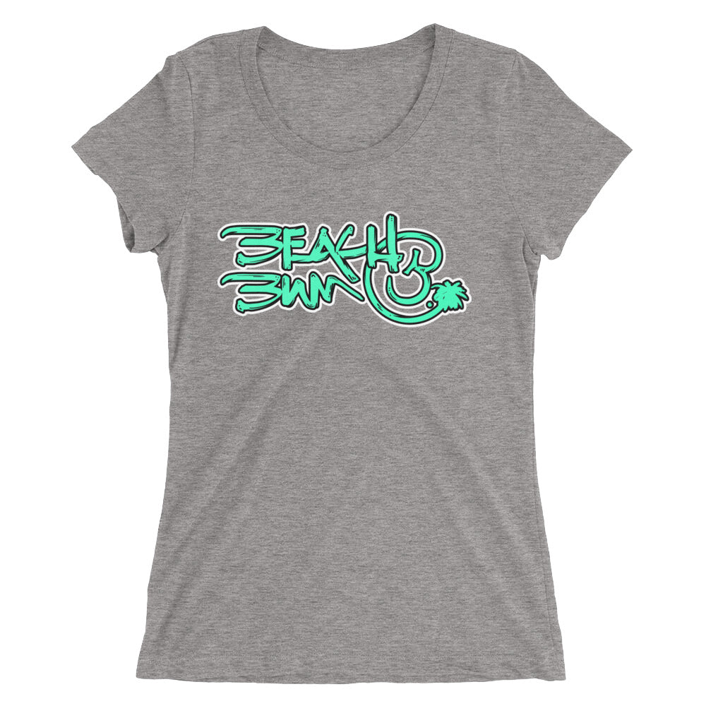 Official Beach Bum Ladies' short sleeve t-shirt- Compact Logo Tee