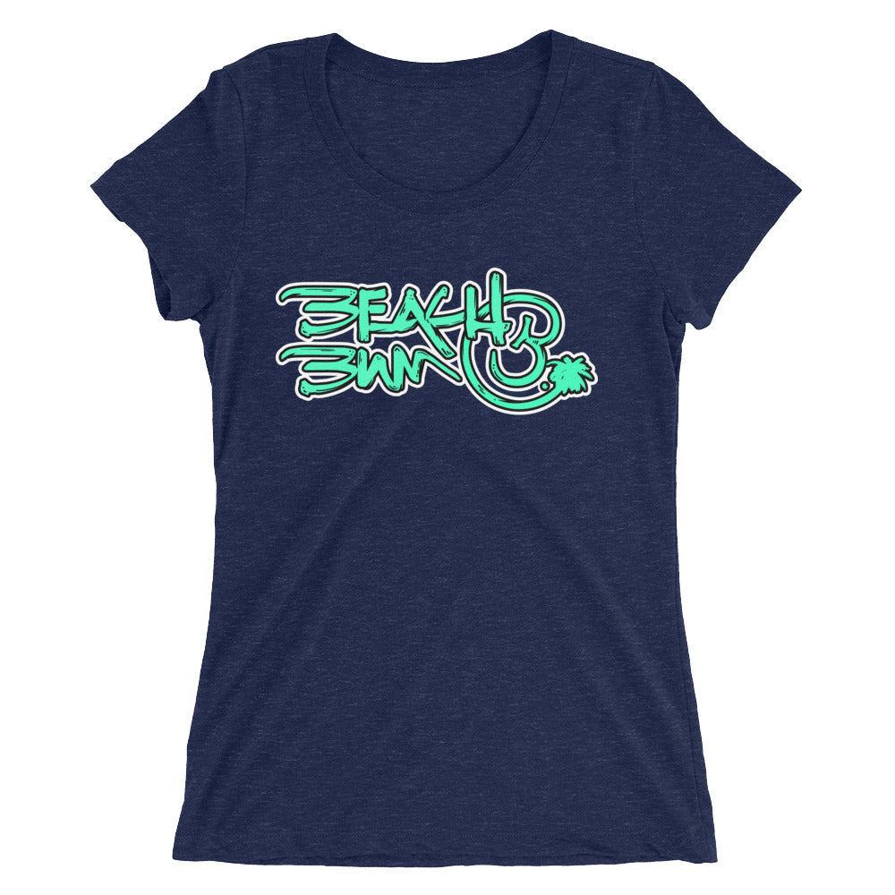 Official Beach Bum Ladies' short sleeve t-shirt- Compact Logo Tee