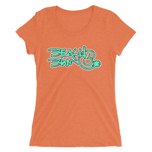Official Beach Bum Ladies' short sleeve t-shirt- Compact Logo Tee
