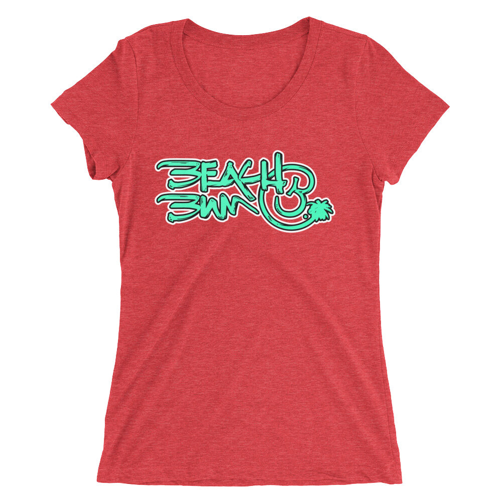 Official Beach Bum Ladies' short sleeve t-shirt- Compact Logo Tee